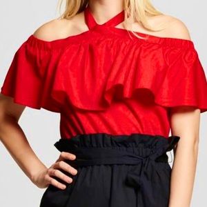 ☘️ 3 for $25 SALE!☘️ Off The Shoulder Ruffle Top